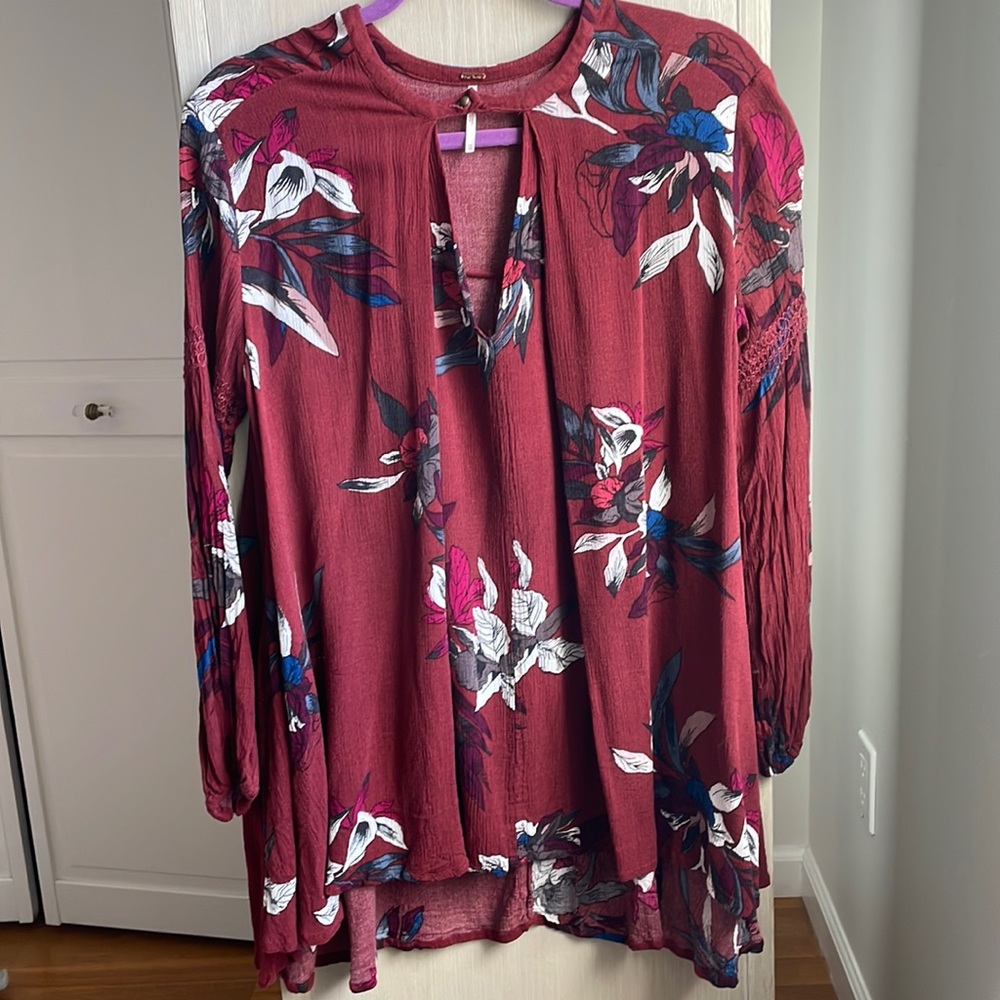 Free People shirt dress size XS
